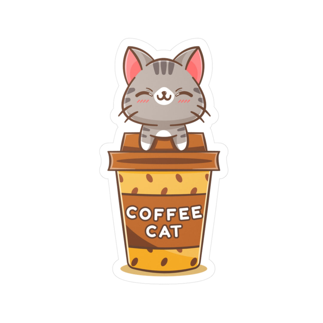 Coffee Cat Sticker