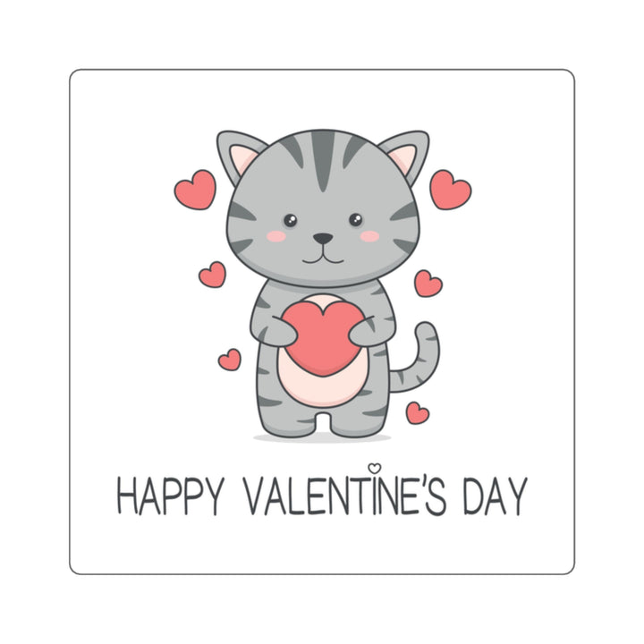 Valentine Cat Sticker