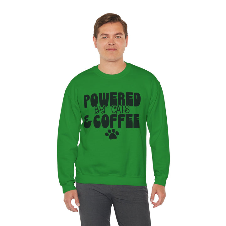 Cats and Coffee Crewneck Sweatshirt