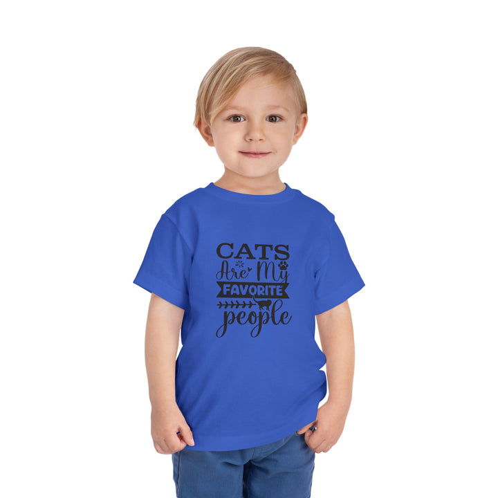Cats Are My Favorite People Toddler Tee