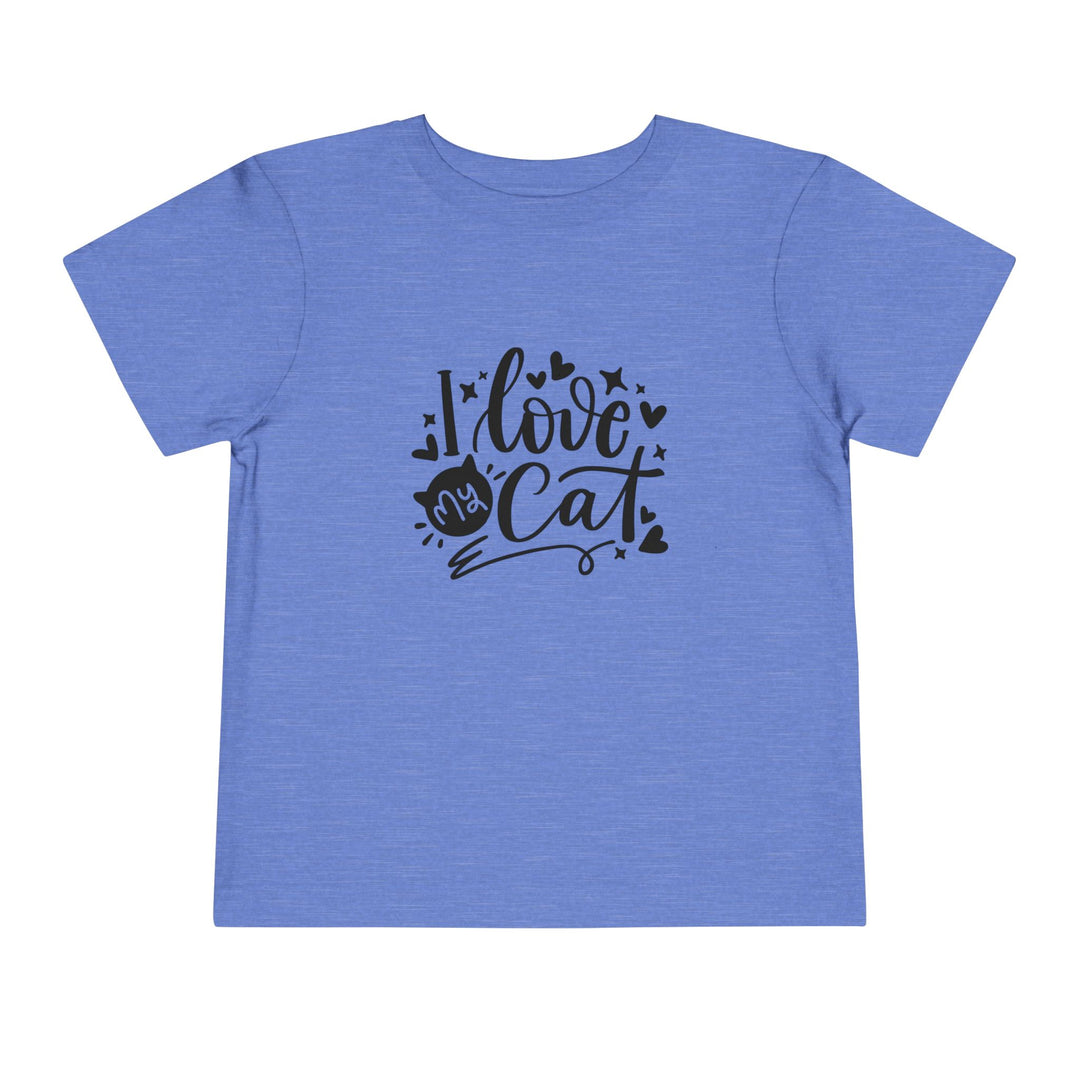 I Love My Cat Toddler Tee
