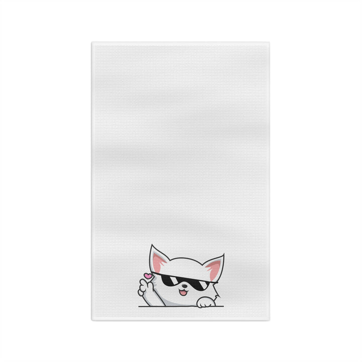 Sunglasses Cat Tea Towel
