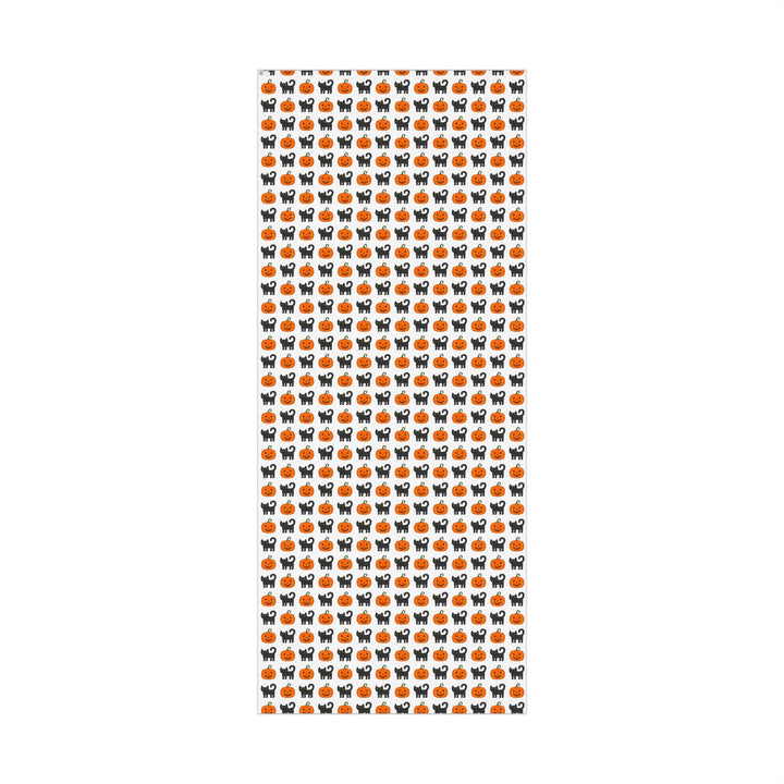 Pumpkin Pawprints Gift Wrap