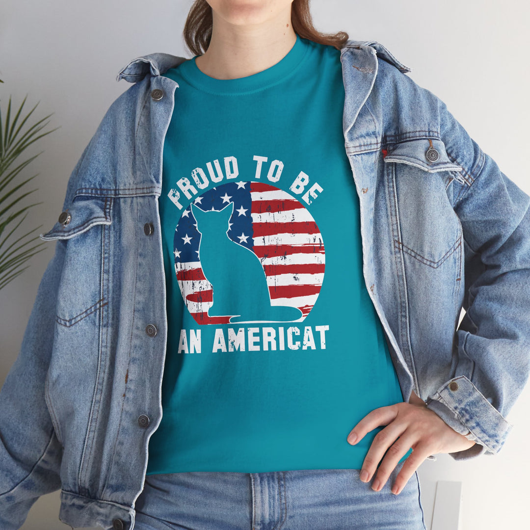 Proud to Be An Americat Cotton Tee