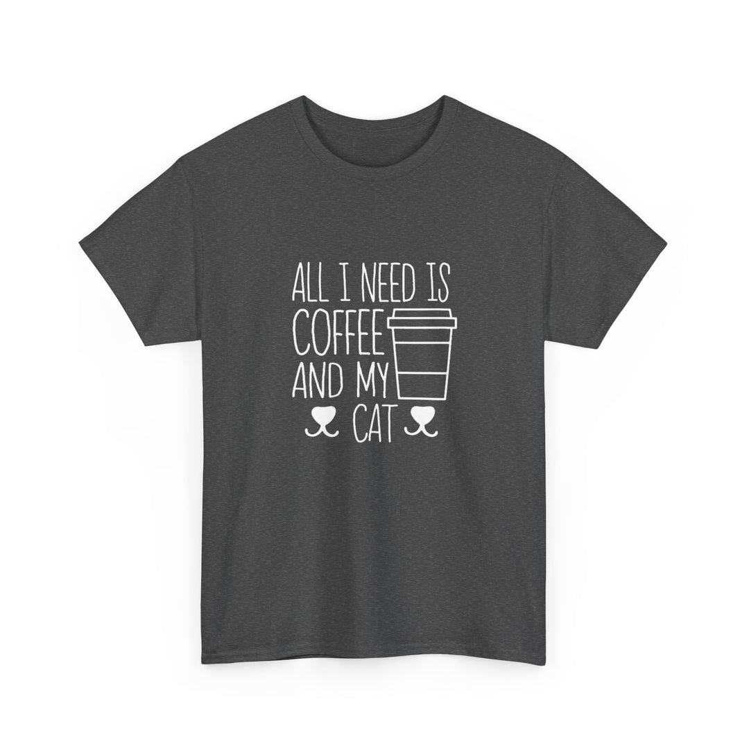 Coffee and My Cat Cotton Tee