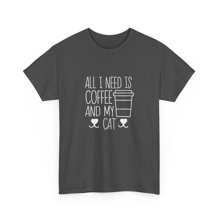 Coffee and My Cat Cotton Tee