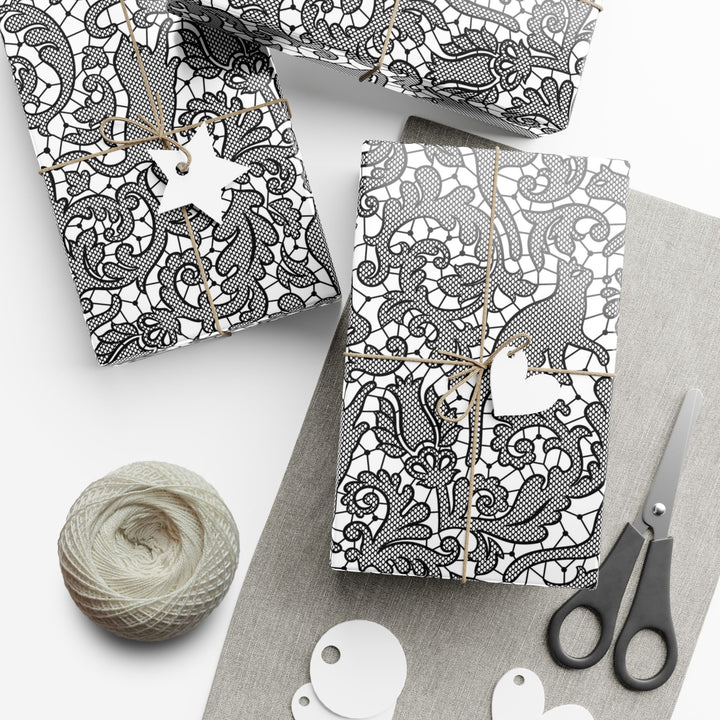 Lace Cat Gift Wrap