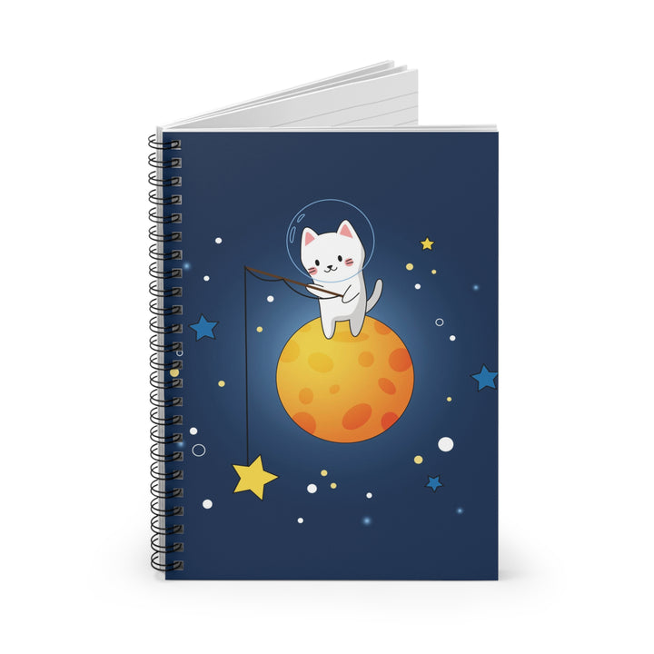 Starcatcher Cat Spiral Notebook