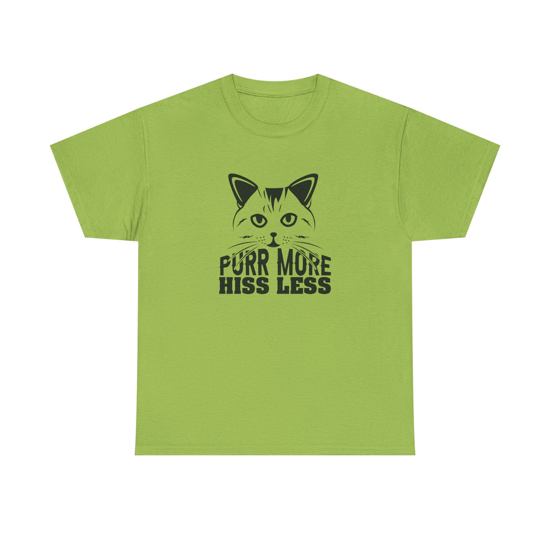 Purr More Hiss Less Cotton Tee