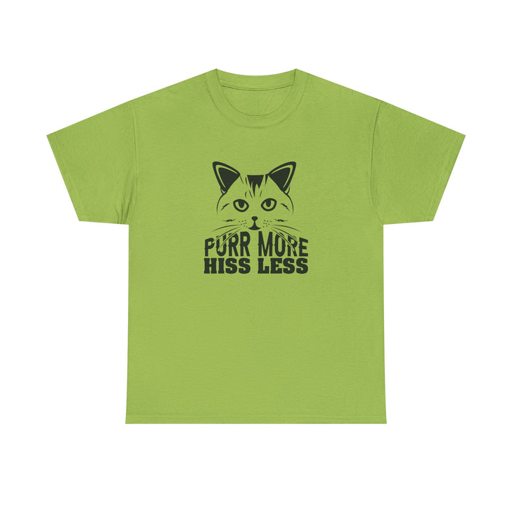 Purr More Hiss Less Cotton Tee