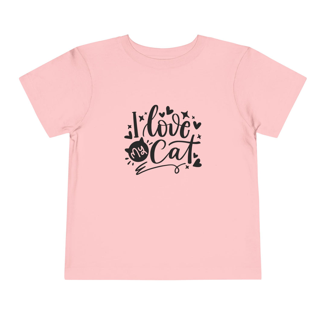 I Love My Cat Toddler Tee