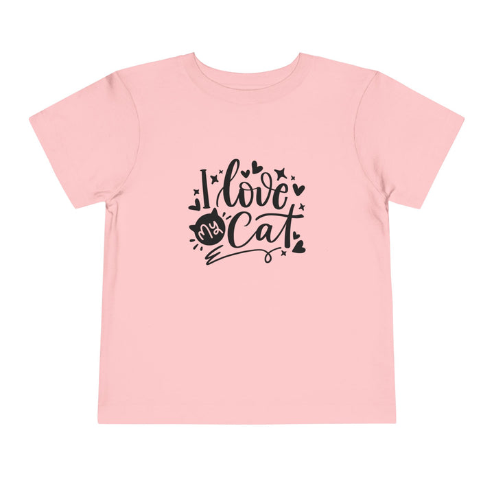 I Love My Cat Toddler Tee