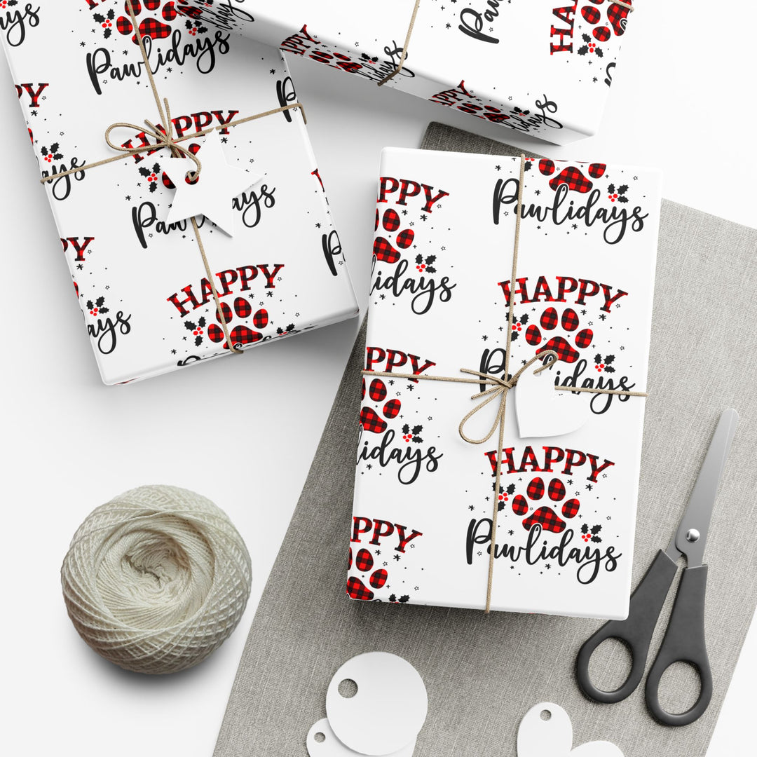 Happy Pawlidays Gift Wrap