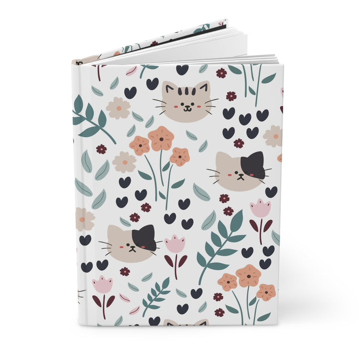 Springtime Kitty Hardcover Journal