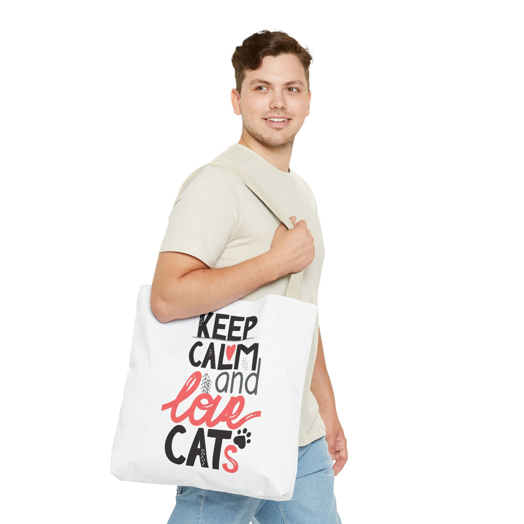 Keep Calm Love Cats Tote Bag