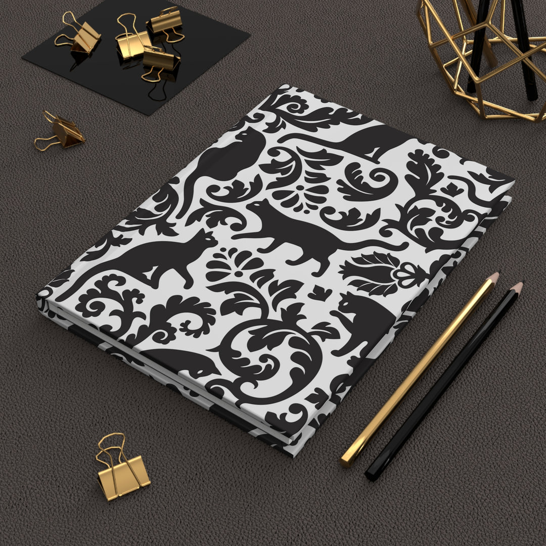 Toile Cat Hardcover Journal