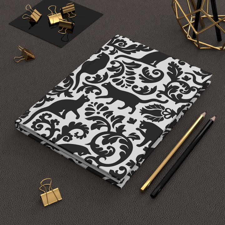 Toile Cat Hardcover Journal