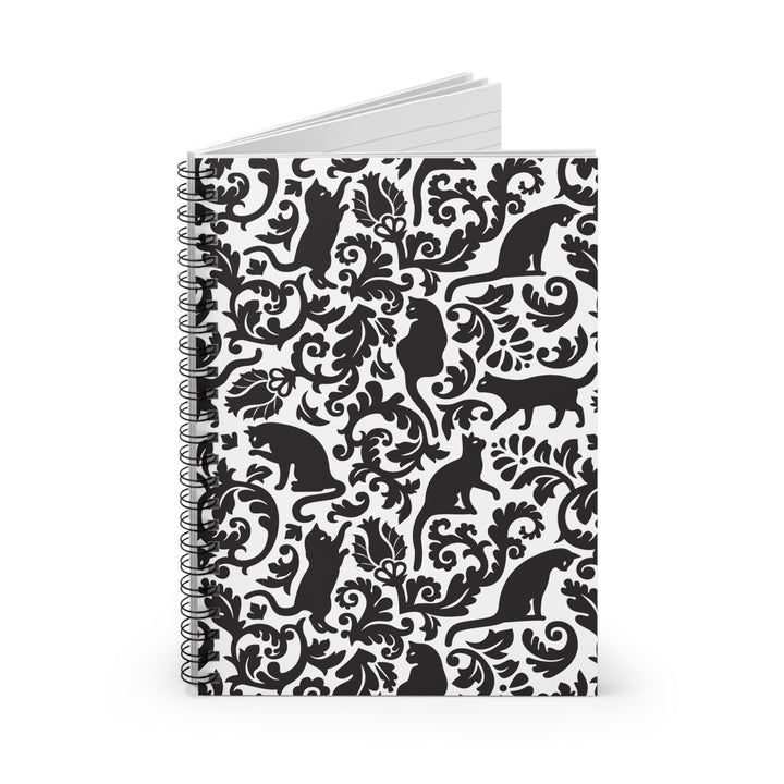 Toile Cat Spiral Notebook