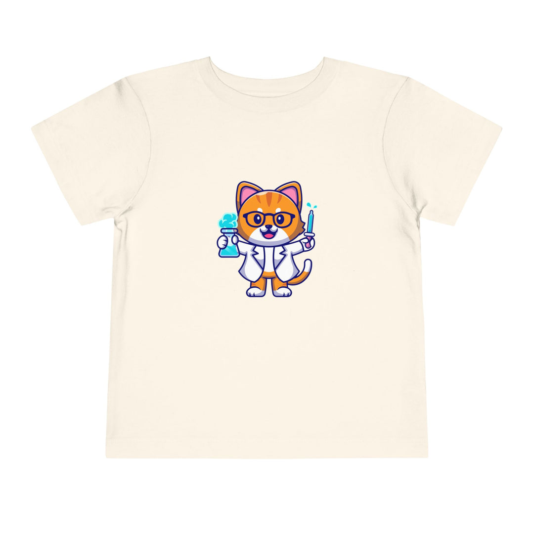 Scientist Kitty Toddler Tee