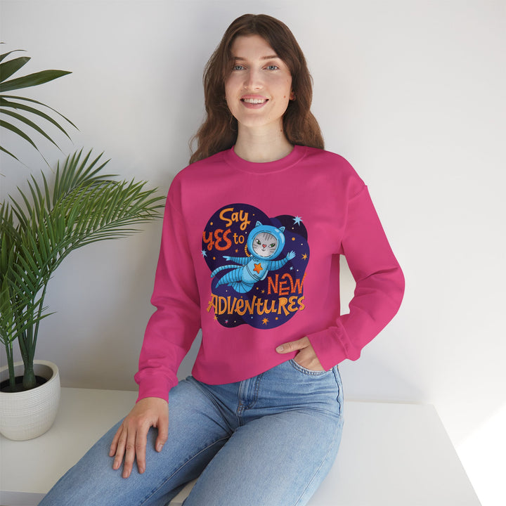 Adventure Kitty Crewneck Sweatshirt