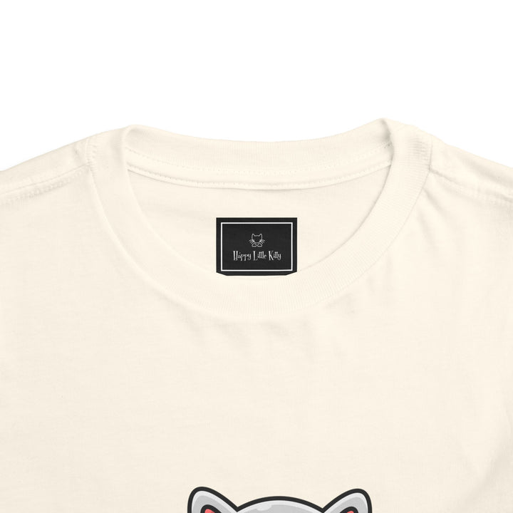 Cat Eating A Fish Toddler Tee