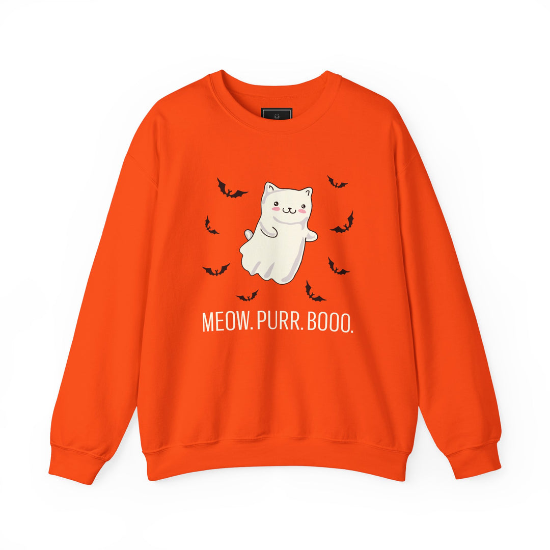 Meow. Purr. Boo. Unisex Crewneck Sweatshirt