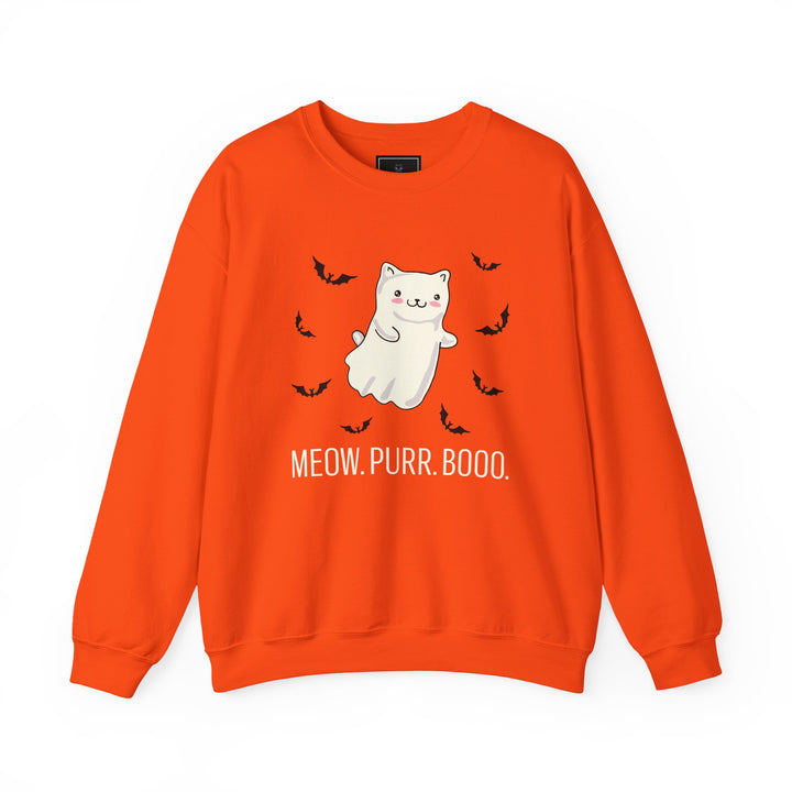 Meow. Purr. Boo. Unisex Crewneck Sweatshirt