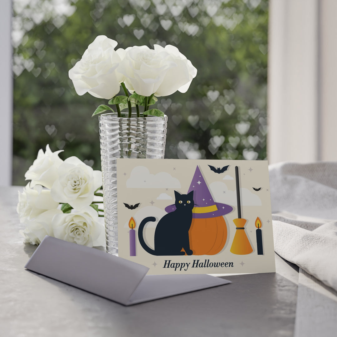 Purrfect Halloween Greeting Card