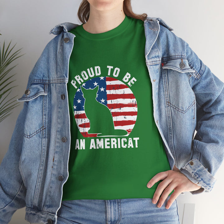 Proud to Be An Americat Cotton Tee