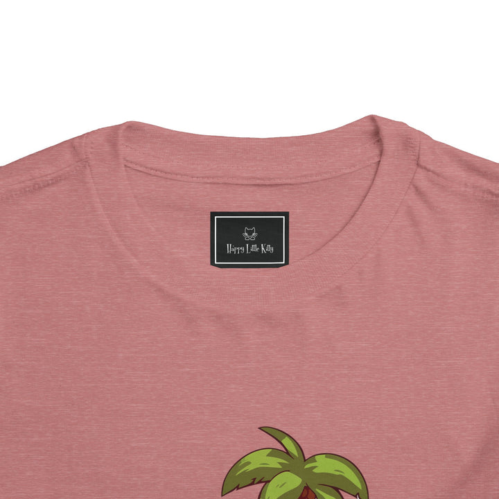 Tropical Cat Toddler Tee