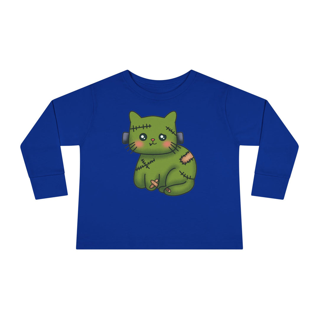Frankenkitty Toddler Long Sleeve Tee