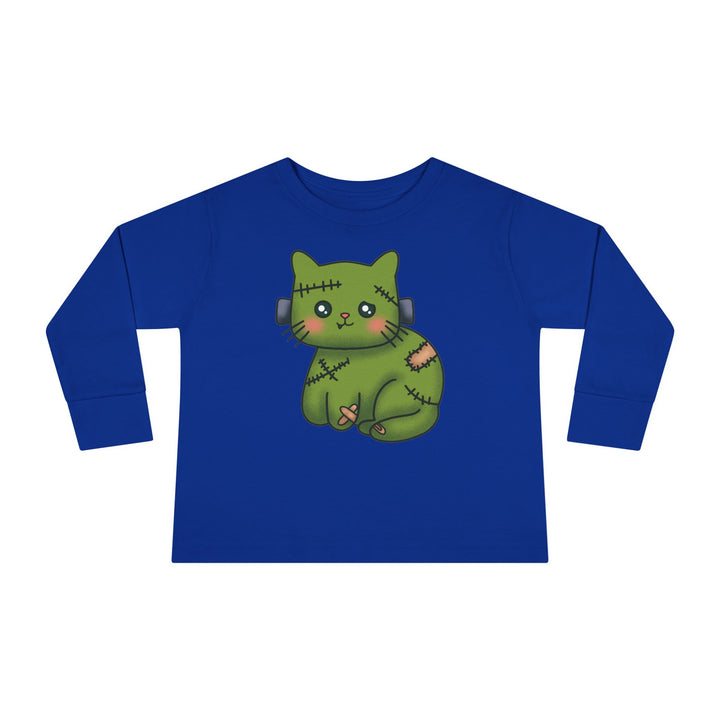 Frankenkitty Toddler Long Sleeve Tee