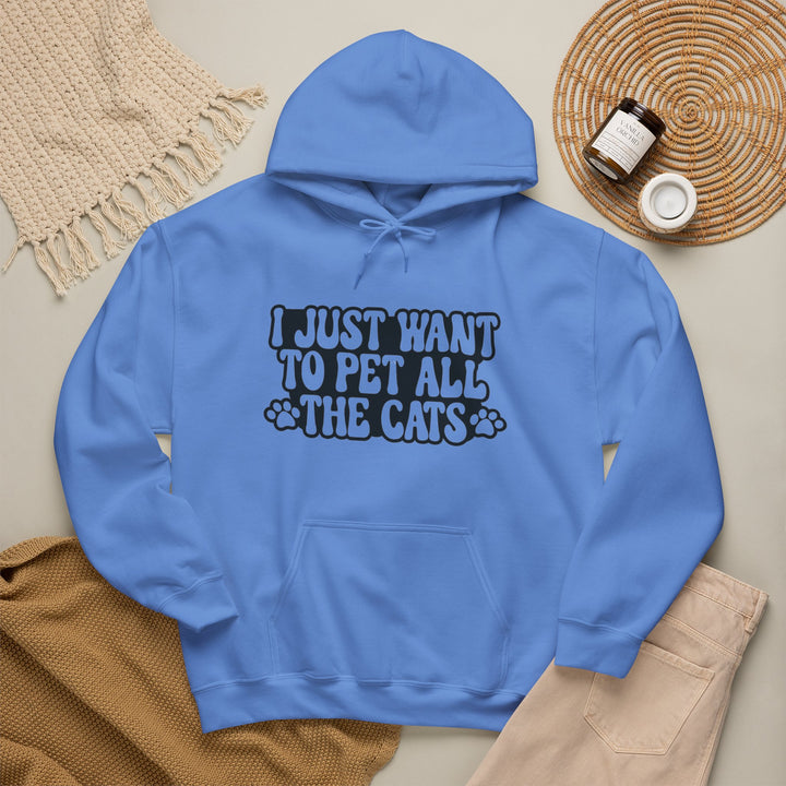 Pet All The Cats Hooded Sweatshirt