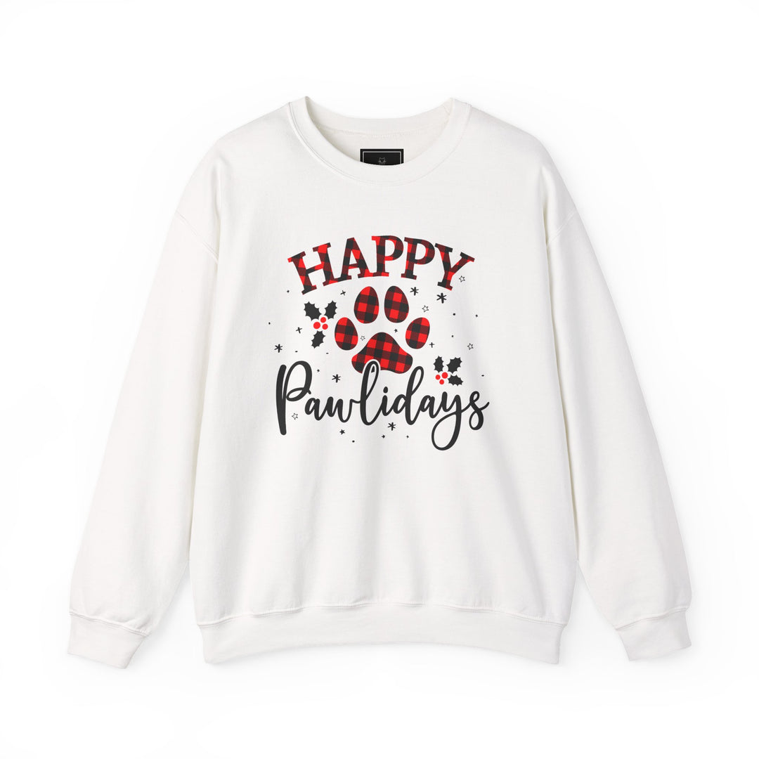 Happy Pawlidays Unisex Crewneck Sweatshirt