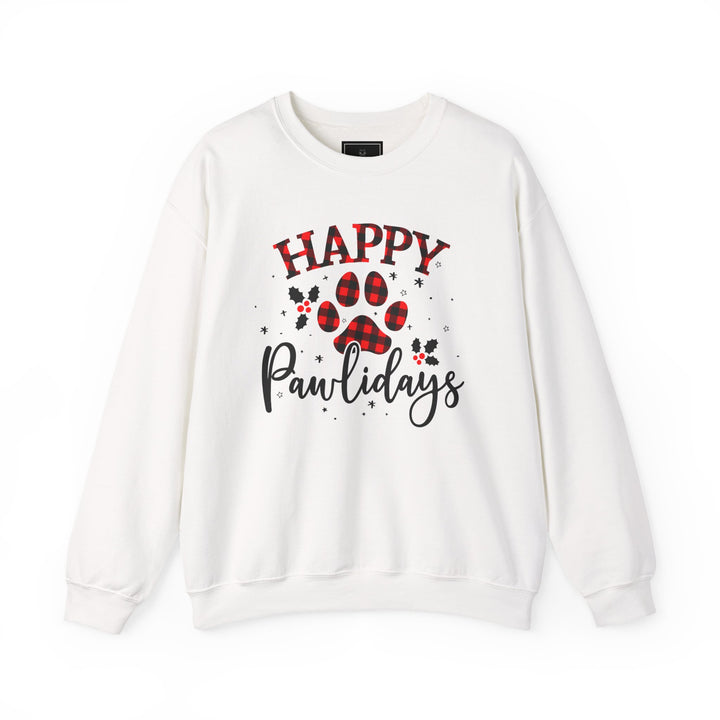 Happy Pawlidays Unisex Crewneck Sweatshirt
