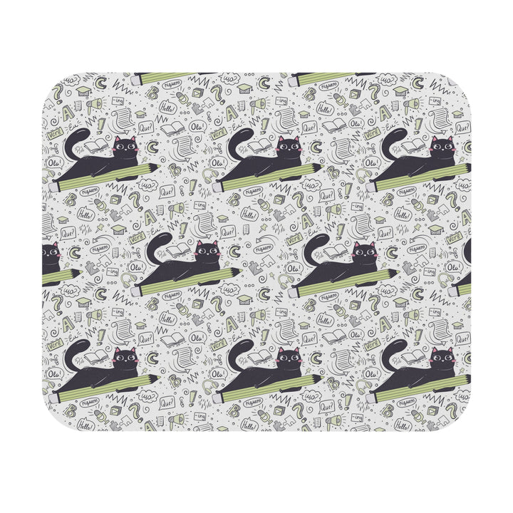 Language Cat Mouse Pad