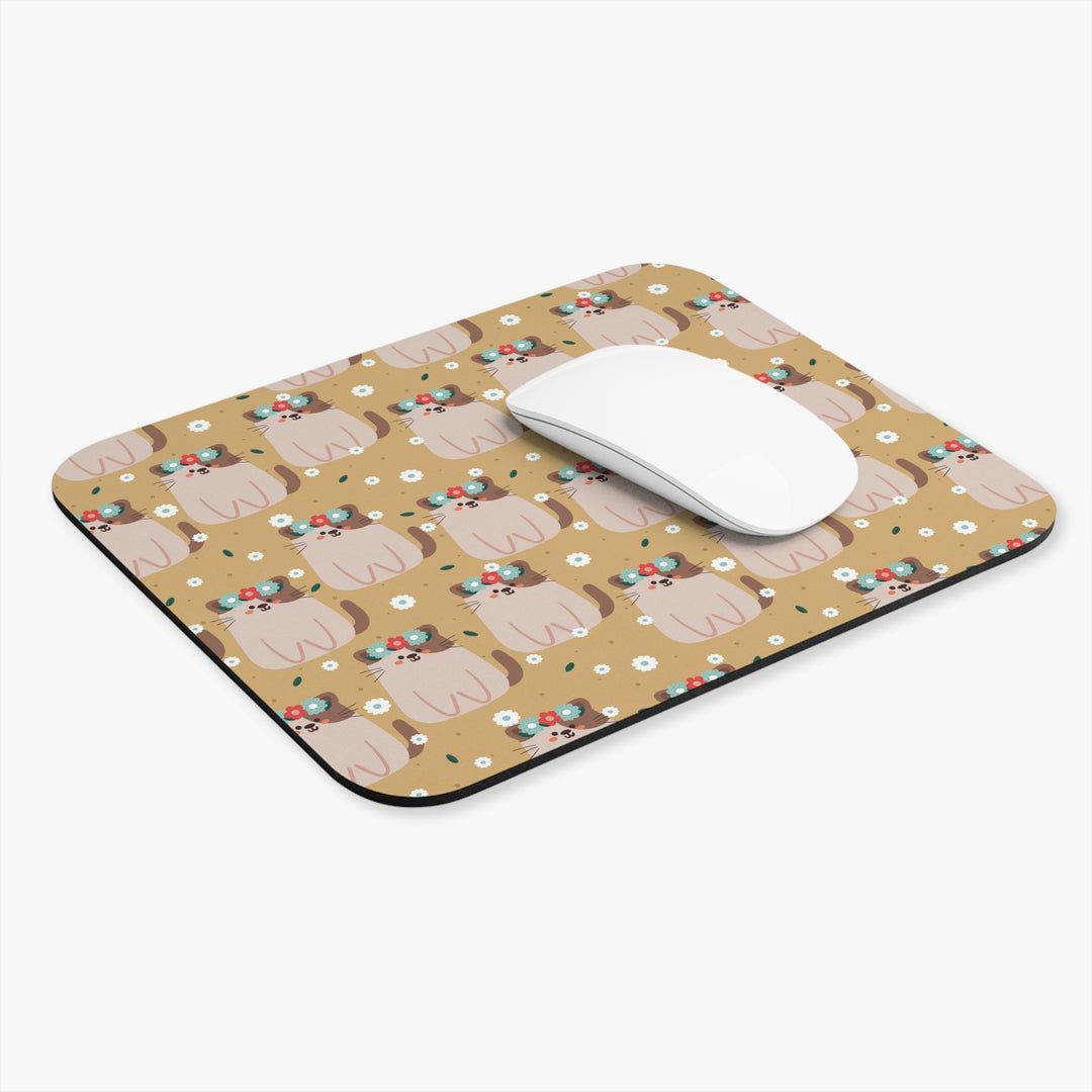 Flower Paw-ty Mouse Pad