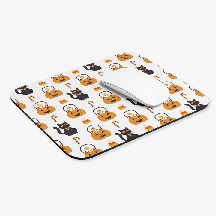 Happy Halloween Cat Mouse Pad