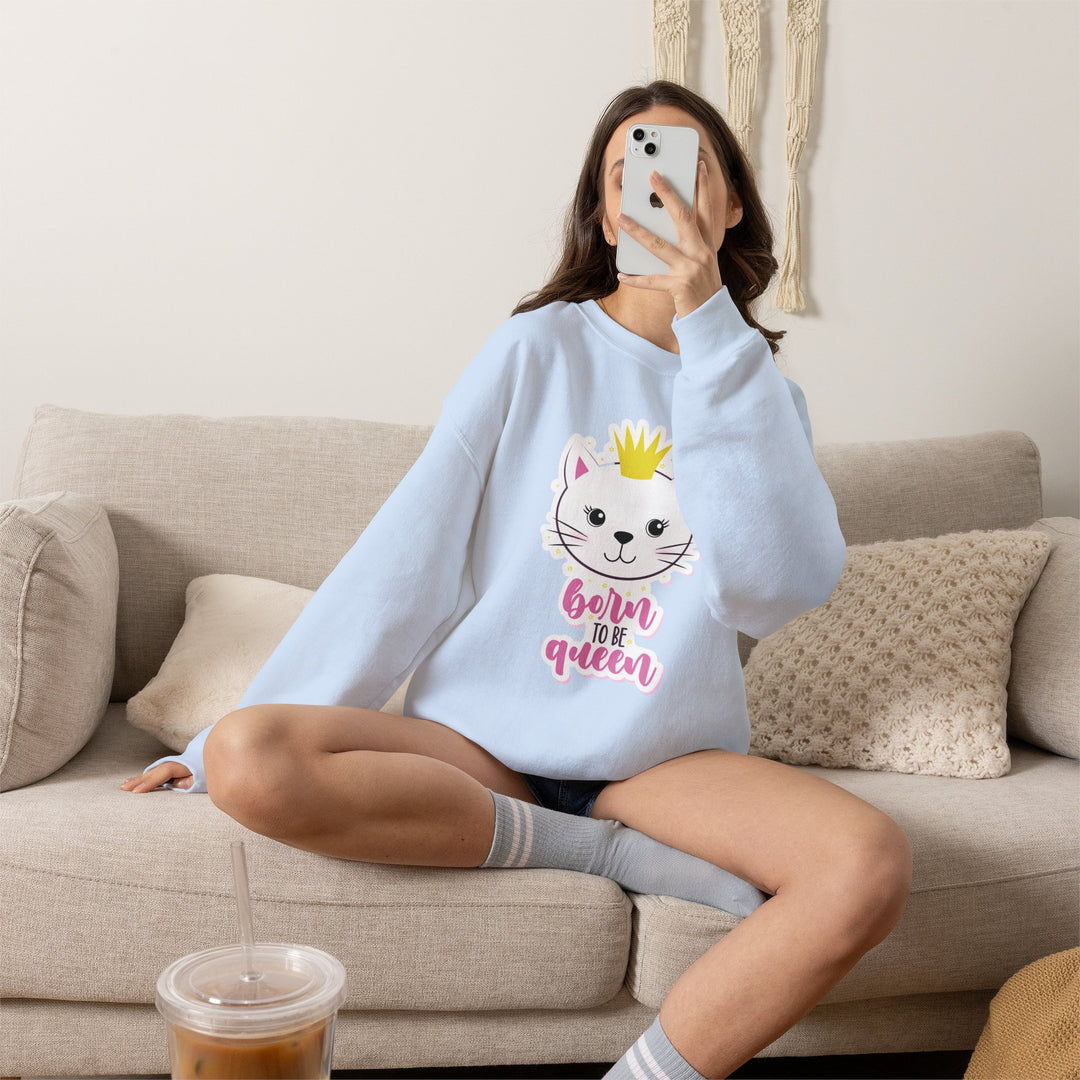 Queen Kitty Crewneck Sweatshirt