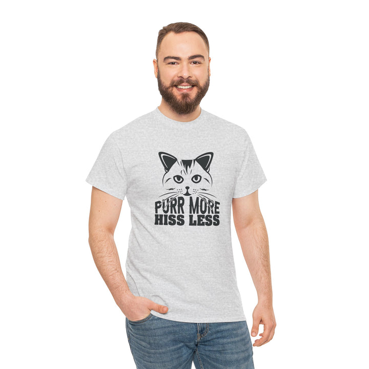 Purr More Hiss Less Cotton Tee