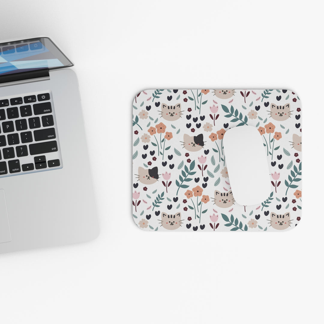 Springtime Kitty Mouse Pad