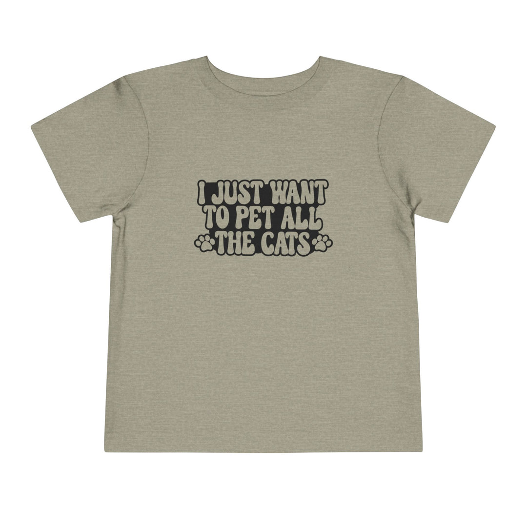 Pet All The Cats Toddler Tee