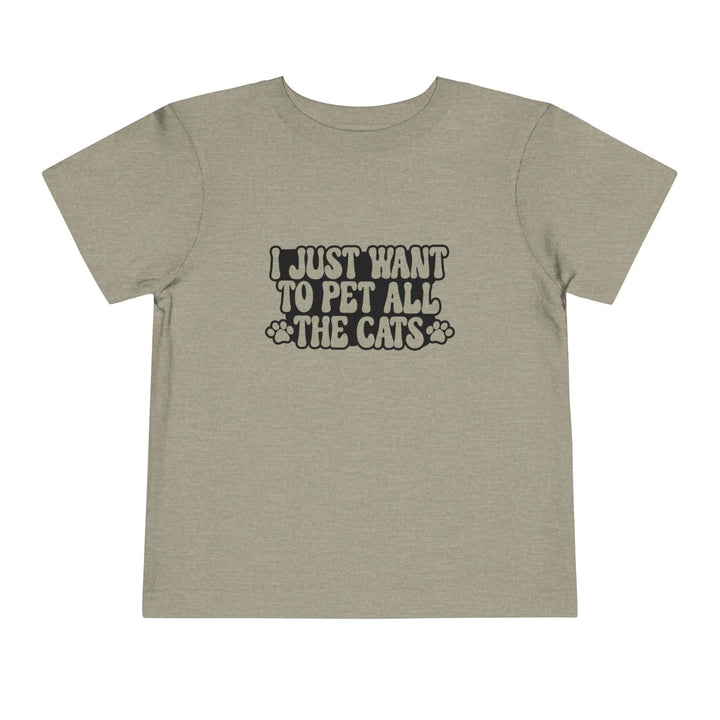 Pet All The Cats Toddler Tee
