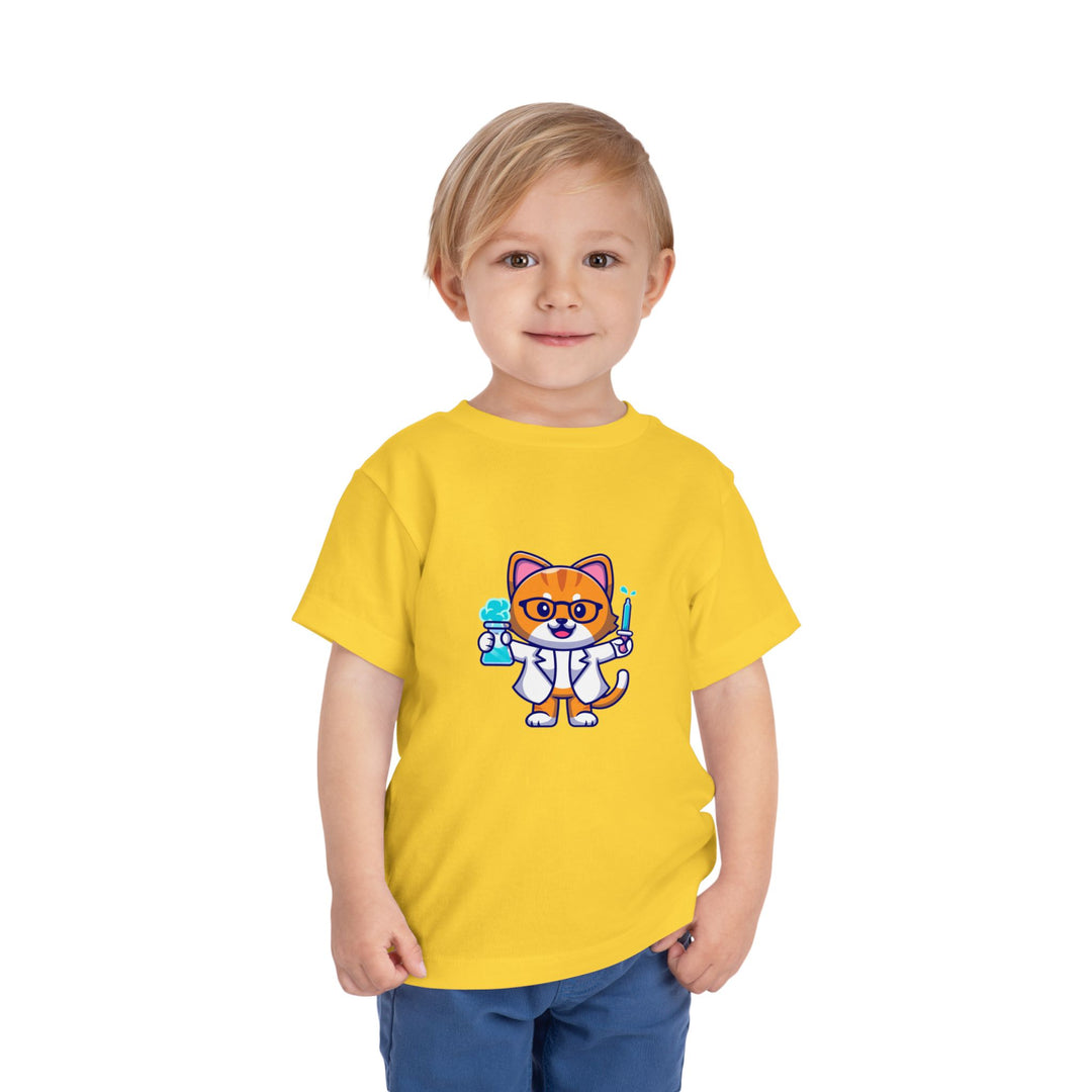 Scientist Kitty Toddler Tee