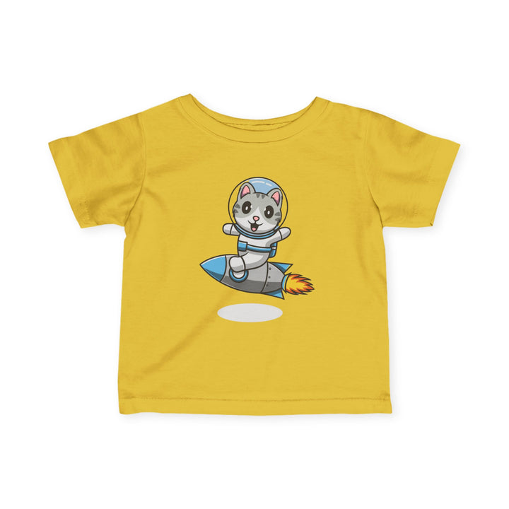 Rocket Kitty Infant Fine Jersey Tee