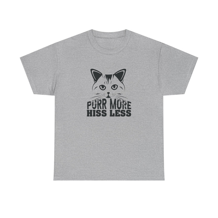 Purr More Hiss Less Cotton Tee