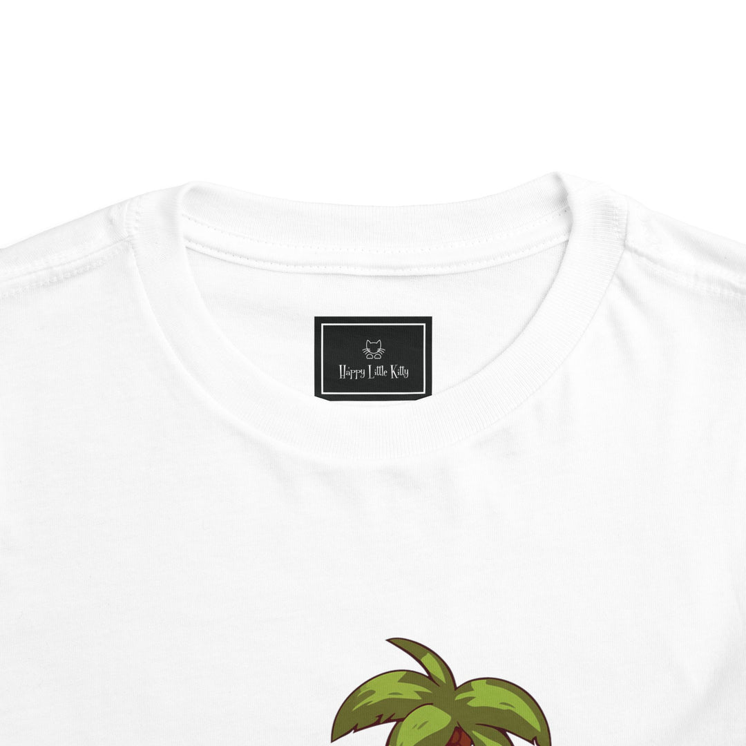 Tropical Cat Toddler Tee