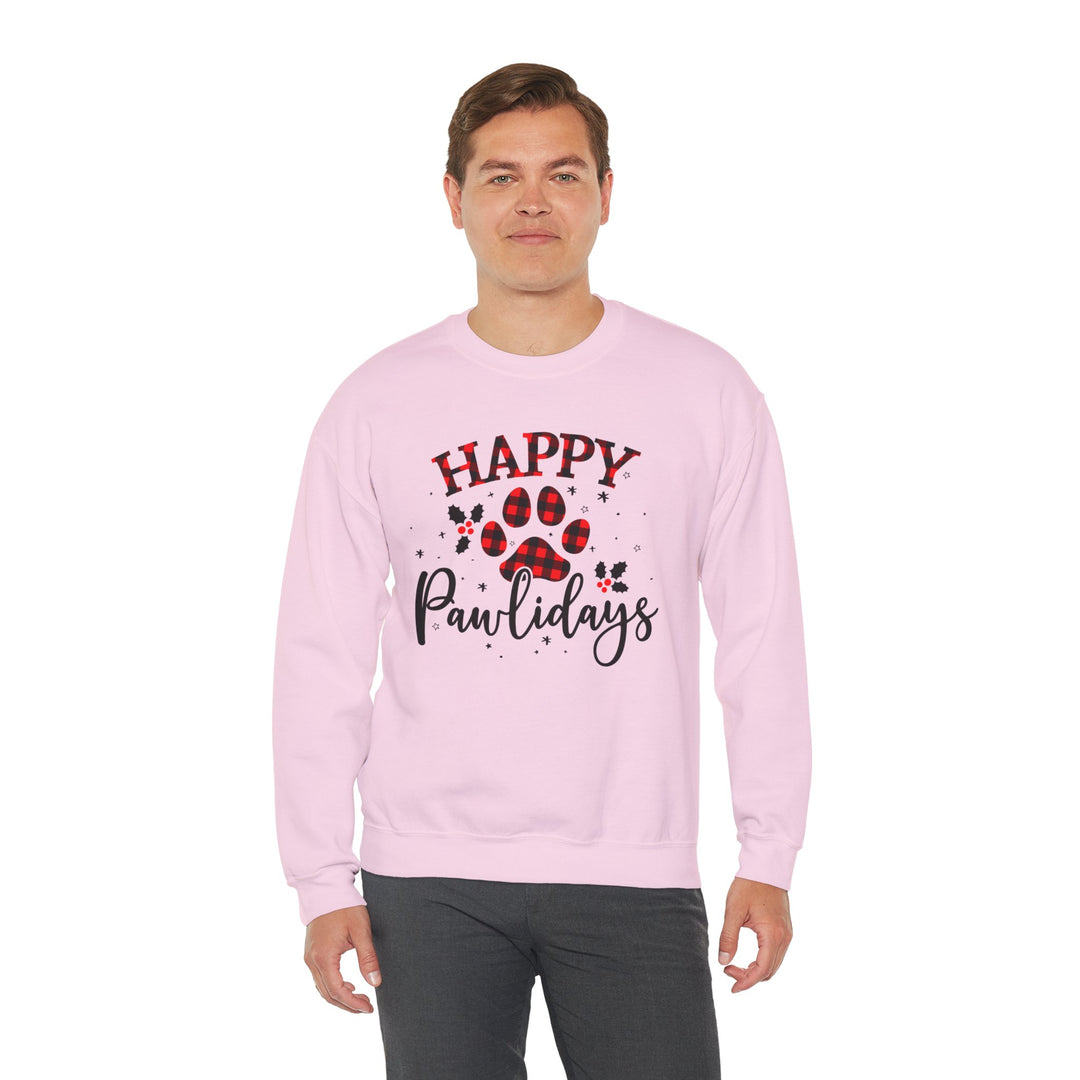 Happy Pawlidays Unisex Crewneck Sweatshirt