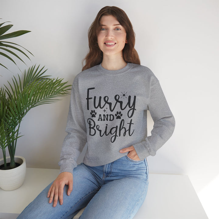Furry and Bright Crewneck Sweatshirt