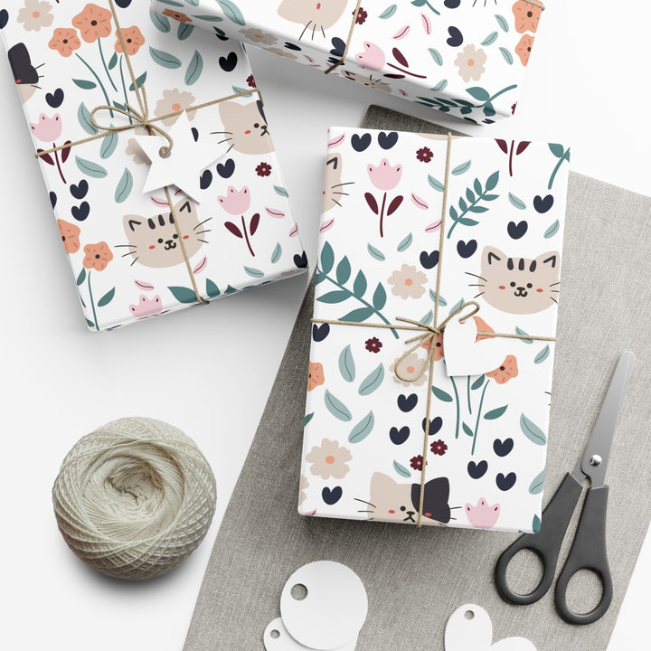 Springtime Kitty Gift Wrap